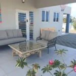 Front view of Frater, a spacious 3-bedroom rental in Bonaire.
