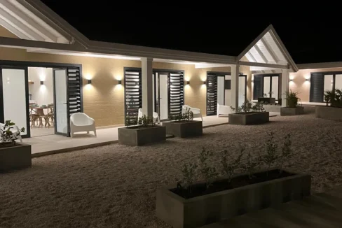 Spacious oceanfront patio with panoramic Caribbean Sea views in our bonaire rentals for long term.