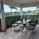 Front entrance view of Pamplona Apartment 1, a bedroom rental in Bonaire.